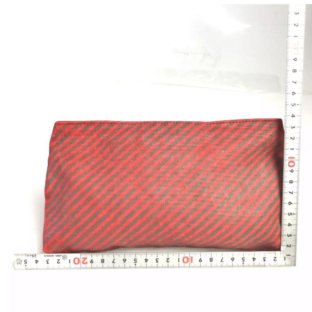 Gucci Rigate line cloth pouch W24 × H14 × 3 - Picture 2 of 11